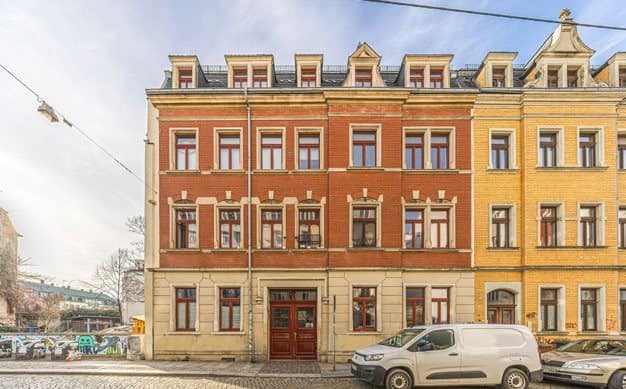 Sanierter Altbau in Dresden